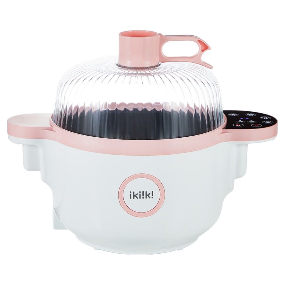 ikiiki 伊崎家電 微電腦多功能自動炒菜機 櫻花粉, IK-MC3701